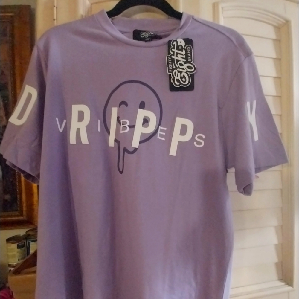 RIPP VIBES Purple Drippy T-Shirt